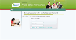 Desktop Screenshot of portailrecrutement.uem-metz.fr